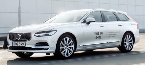 Švédská automobilka Volvo s úspěchem představila luxusní vůz poháněný biometanem.
