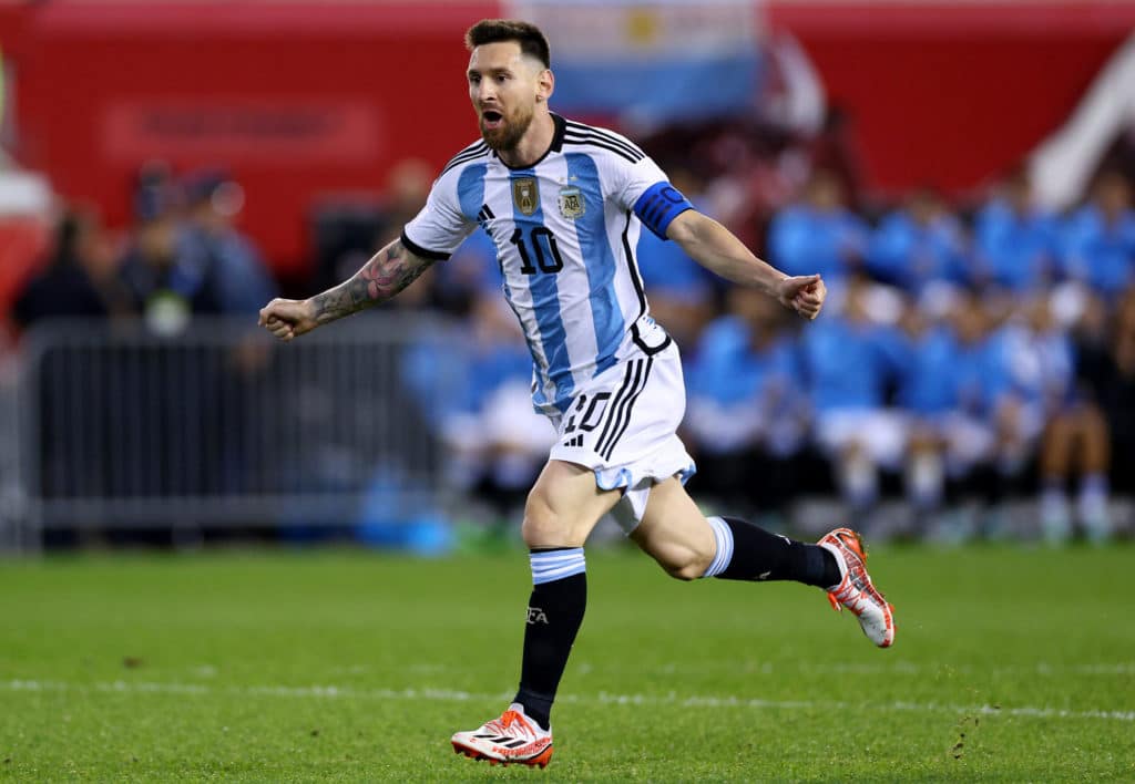 Lionel Messi v dresu Argentiny